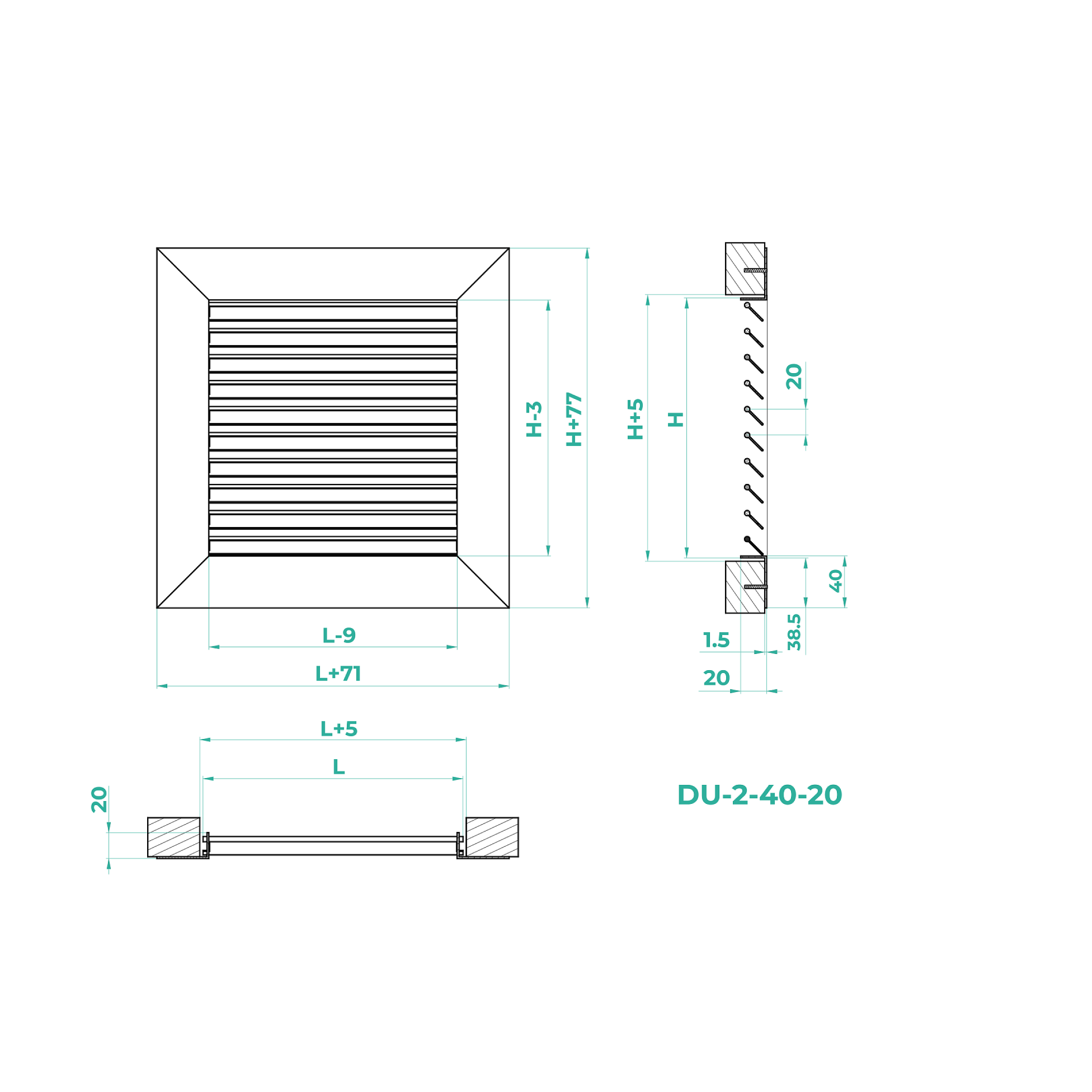 Решітка димовидалення DU-2-40-20 №2