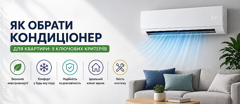 Як обрати кондиціонер для квартири?